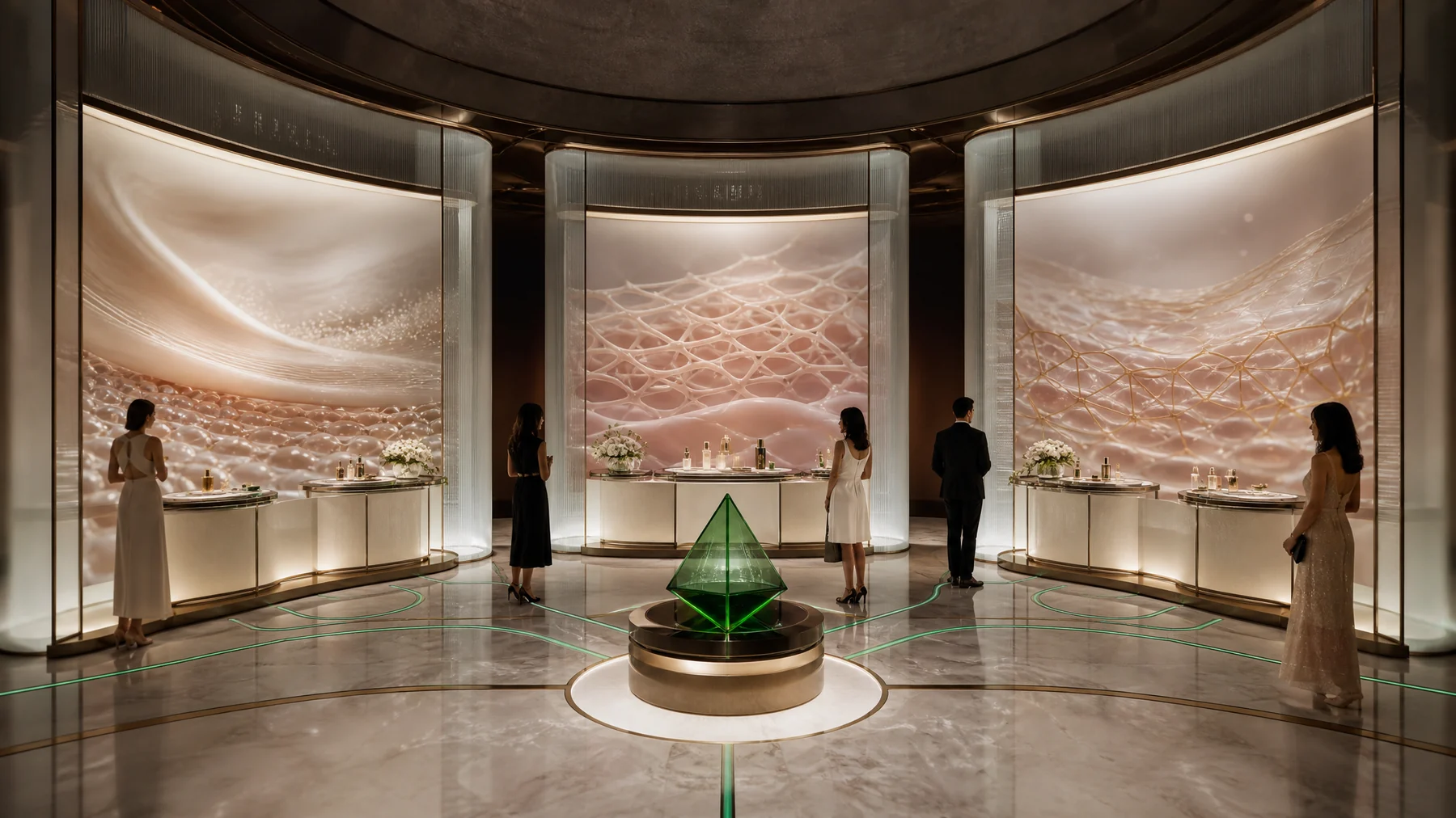 三大肽展区总览